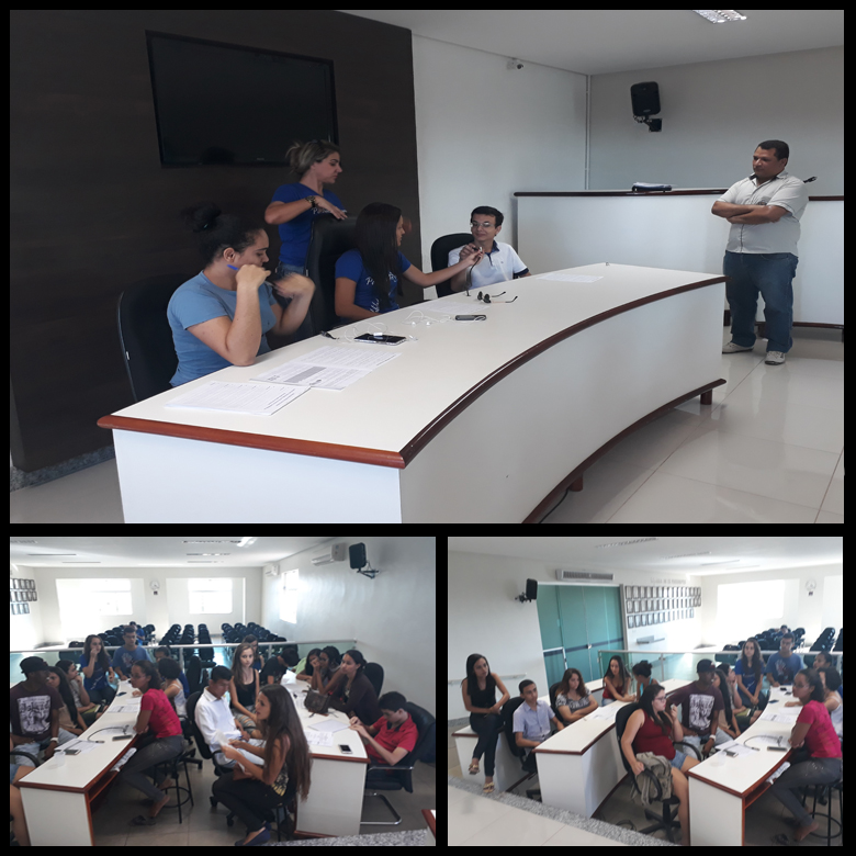 Alunos do Parlamento Jovem de João Pinheiro fazem simulação de plenária