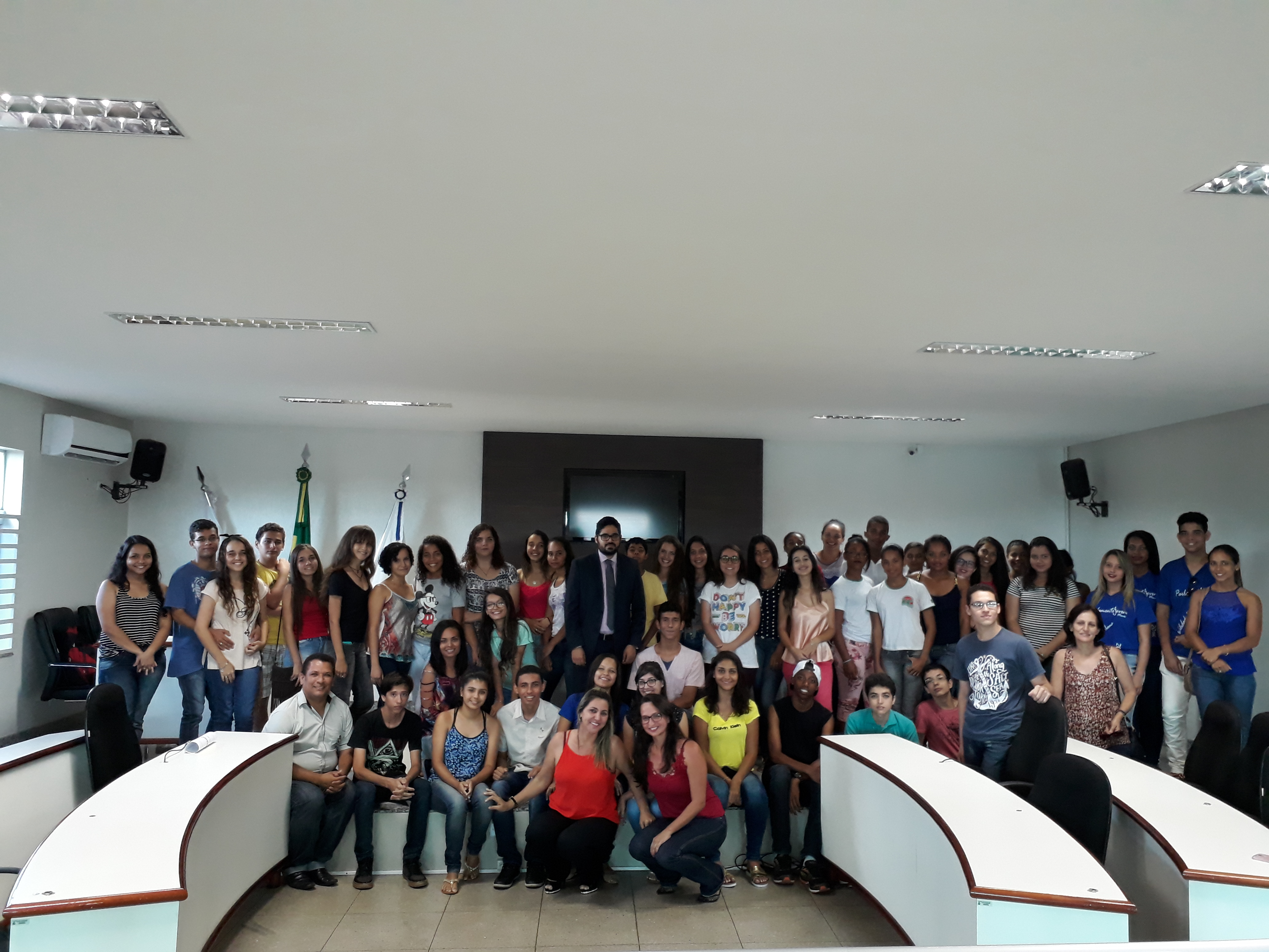 Alunos do Parlamento Jovem participam de oficina com Promotor Dr. Fábio Alves Bonfim