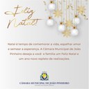 Mensagem de Natal - Câmara Municipal de João Pinheiro - MG.